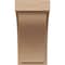 Ekena Millwork 10"W x 10"D x 20"H Wide Helena Rough Cedar Woodgrain TimberThane Corbel, Primed Tan CORUR10X10X20HELRCPR - alternate 3